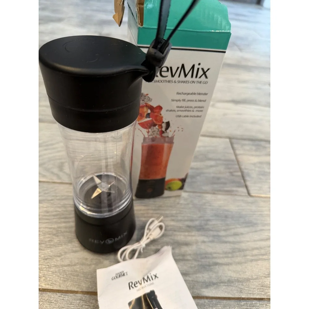 Handy Gourmet RevMix‎ Portable Blender JB8765 Rechargeable NWT Personal Travel